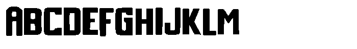 Metroforge Font UPPERCASE