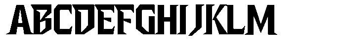 Metrogard Font UPPERCASE
