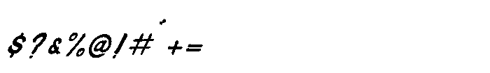 Metrolight One Font OTHER CHARS