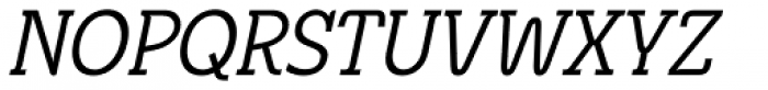 Metrolite Pro Condensed Italic Font UPPERCASE
