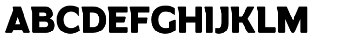Metroluna Black Font UPPERCASE