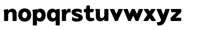 Metroluna Black Font LOWERCASE
