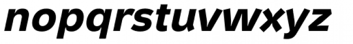 Metron Bold Italic Font LOWERCASE