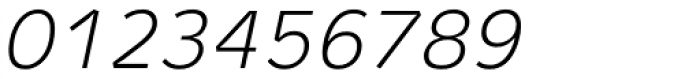 Metron Light Italic Font OTHER CHARS