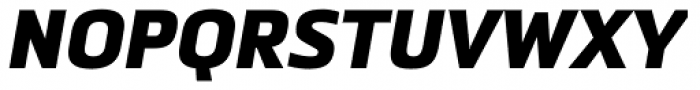 Metronic Pro Black Italic Font UPPERCASE