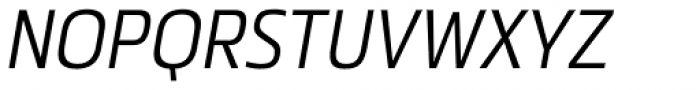 Metronic Pro Cond Light Italic Font UPPERCASE