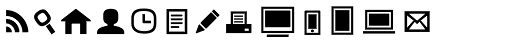 Metronic Pro Icons Font UPPERCASE