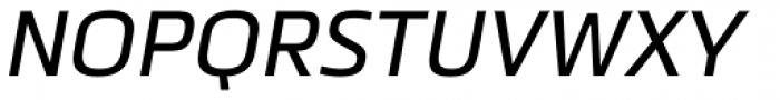 Metronic Pro Italic Font UPPERCASE