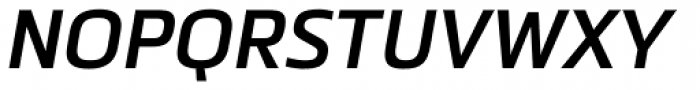Metronic Pro SemiBold Italic Font UPPERCASE