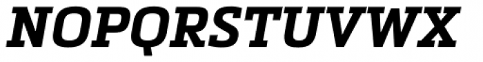 Metronic Slab Pro Bold Italic Font UPPERCASE