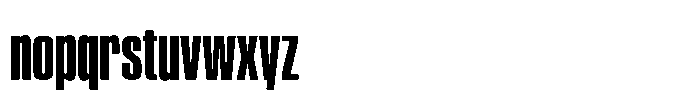 Metropol Font LOWERCASE