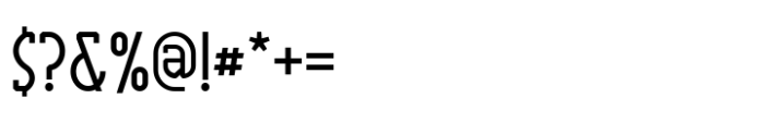 Metrova Medium Font OTHER CHARS