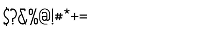 Metrova Regular Font OTHER CHARS