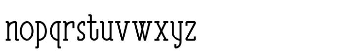 Metrova Regular Font LOWERCASE
