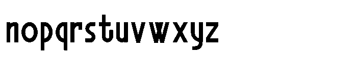 Metrova Sans Bold Font LOWERCASE