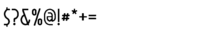 Metrova Sans Medium Font OTHER CHARS
