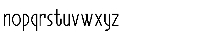 Metrova Sans Regular Font LOWERCASE