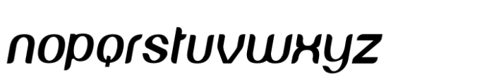 Mewangi Bold Italic Font LOWERCASE