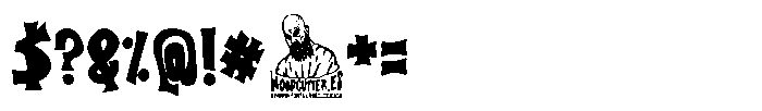 Mexican Brotherhood Black Regular Font OTHER CHARS