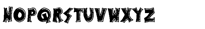 Mexican Brotherhood Regular Font LOWERCASE