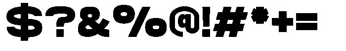 Mexron Font OTHER CHARS