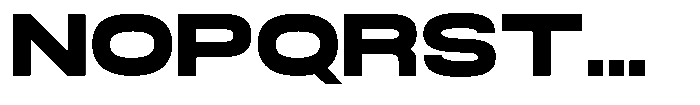 Mexron Font LOWERCASE