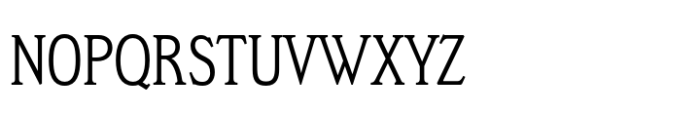 Meyer Two Condensed Font UPPERCASE