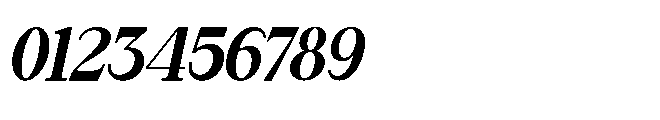Meylo Roman Oblique Font OTHER CHARS