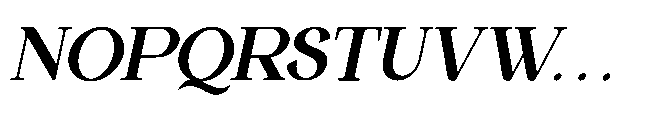 Meylo Roman Oblique Font UPPERCASE