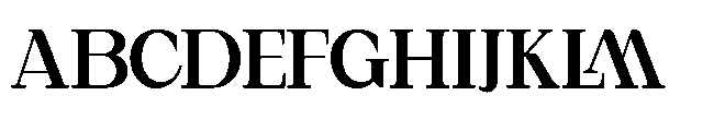 Meylo Roman Regular Font UPPERCASE