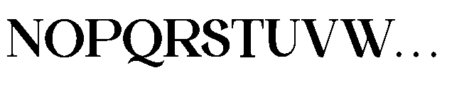 Meylo Roman Regular Font UPPERCASE