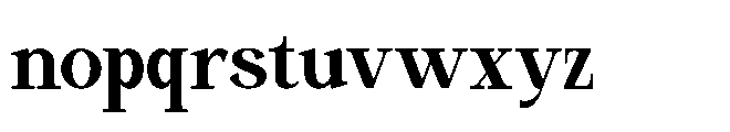 Meylo Roman Regular Font LOWERCASE