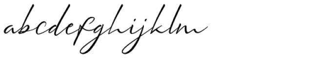 Meysha Regular Font LOWERCASE