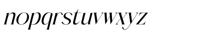 Mezaira  Italic Font LOWERCASE