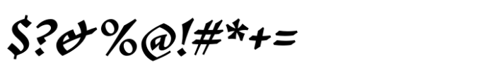 Mezalia Black Cursive Font OTHER CHARS