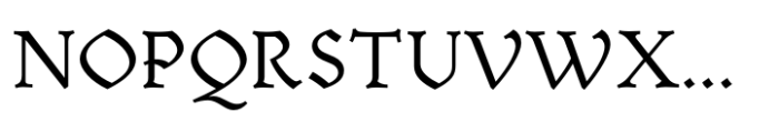 Mezalia Light Font UPPERCASE