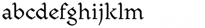 Mezalia Regular Font LOWERCASE