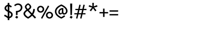 Mezalia Sans Regular Font OTHER CHARS