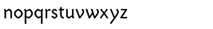 Mezalia Sans Regular Font LOWERCASE