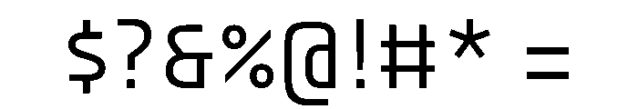 Mechanica Regular Instance Font OTHER CHARS