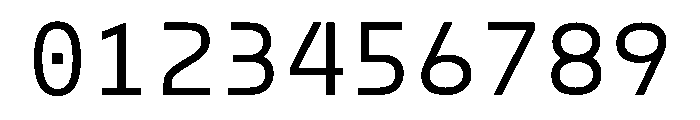 MechanicaMono Regular Instance Font OTHER CHARS