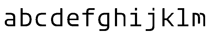 MechanicaMono Regular Instance FONT