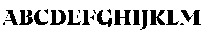 Medley Black Instance Bf50e25d Font UPPERCASE