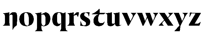 Medley Black Instance Bf50e25d Font LOWERCASE