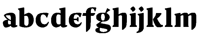 Medley Black Instance FONT