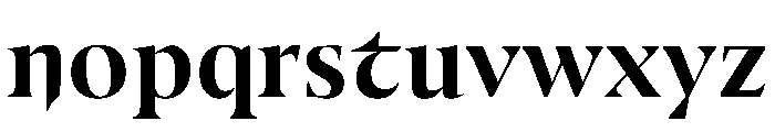 Medley Bold Instance 57e40a9c Font LOWERCASE