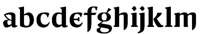 Medley Bold Instance FONT