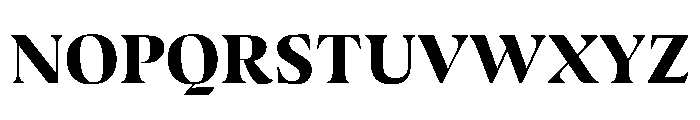 Medley ExtraBold Instance 20412741 Font UPPERCASE