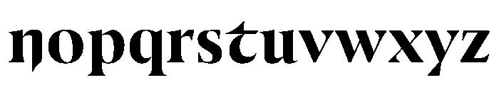 Medley ExtraBold Instance 20412741 Font LOWERCASE