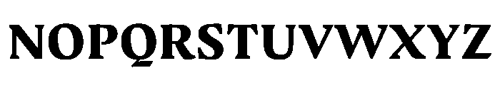 Medley ExtraBold Instance Font UPPERCASE